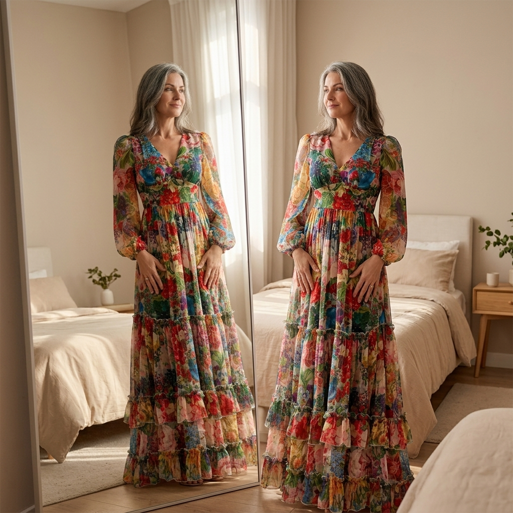 Floressa | Tiered Floral Maxi Dress