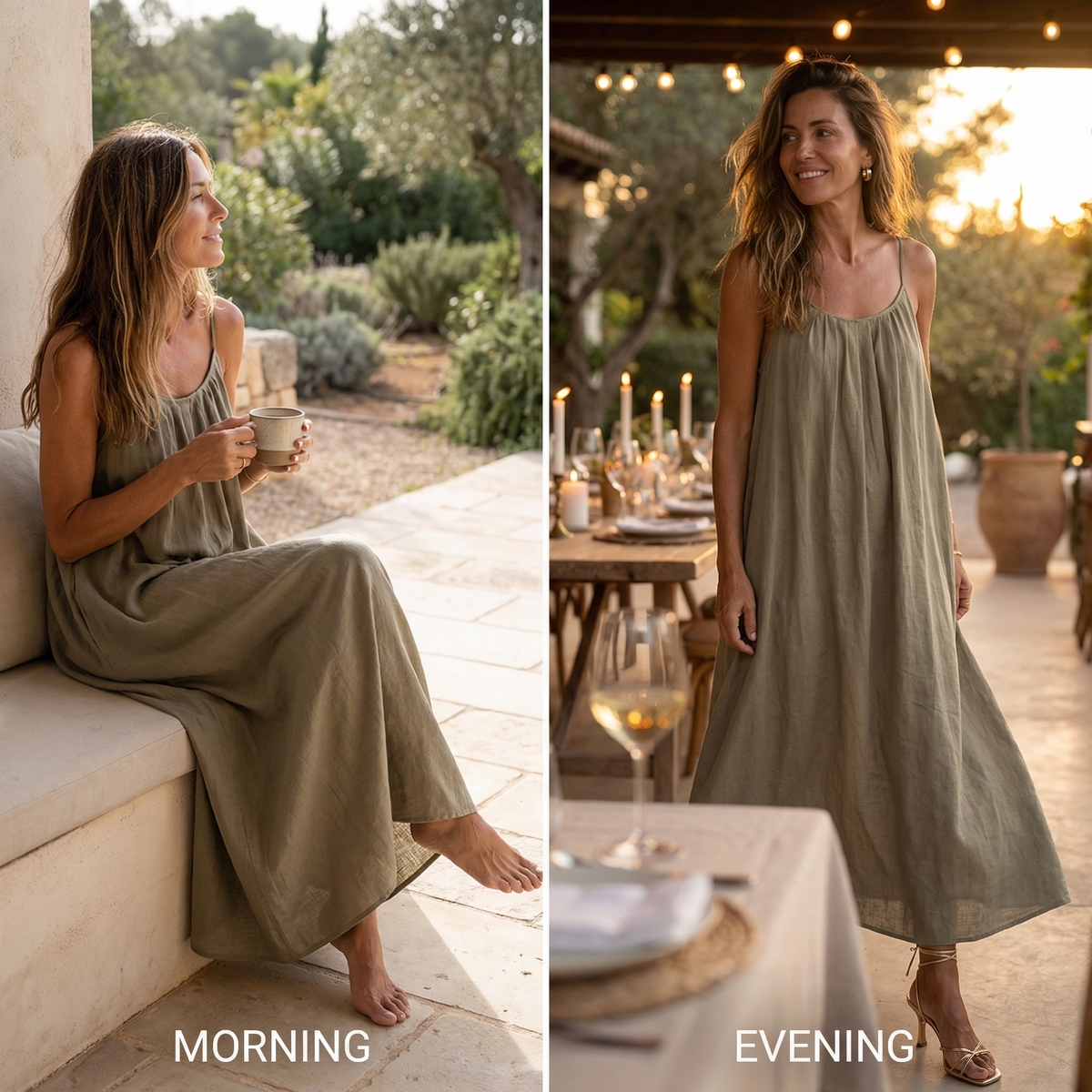 Soleia | Open Back Maxi Dress