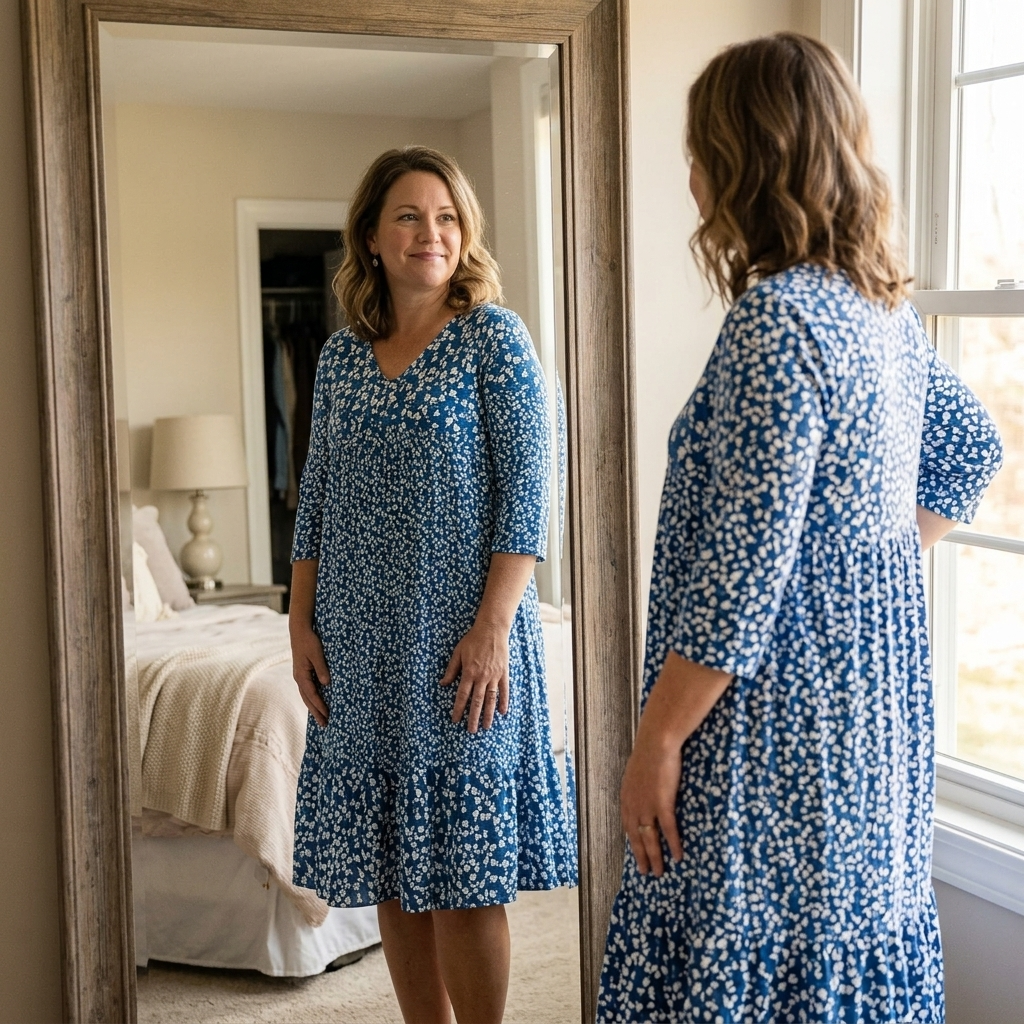 Bellora | Floral Ruffle Midi Dress