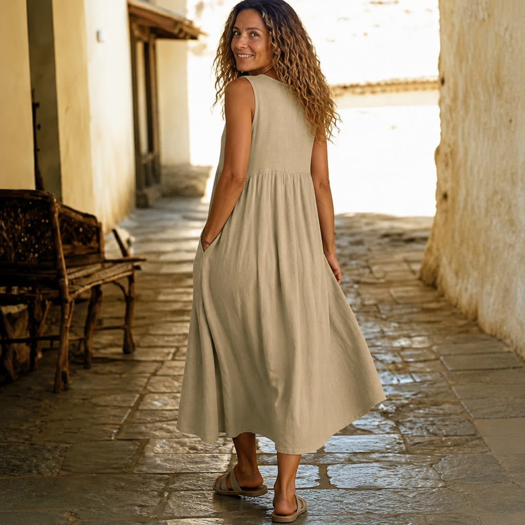 Josephine | Pocketed Midi Dress