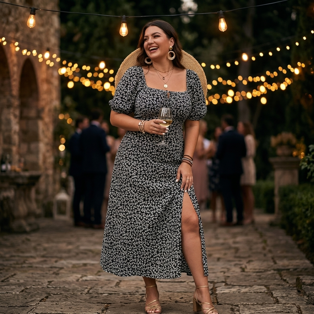 Floressa | Smocked Floral Midi Dress
