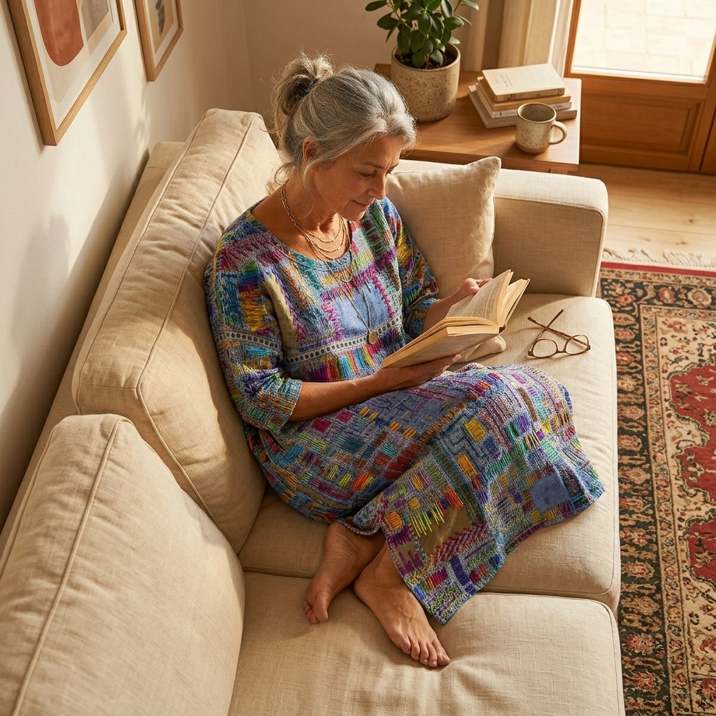 Tessara | Artisan Print Midi Dress