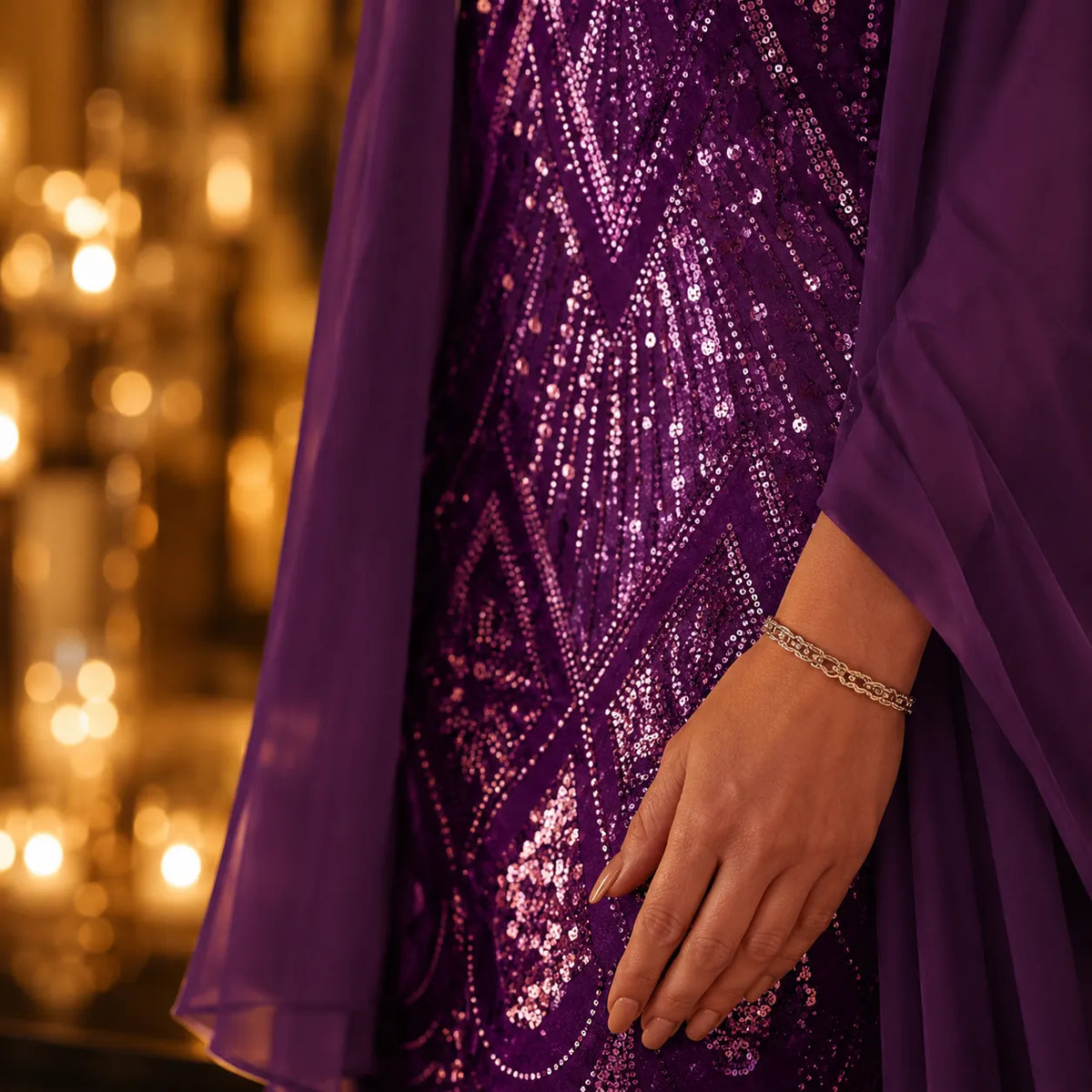 Elyssia | Two-Piece Sequin Dress