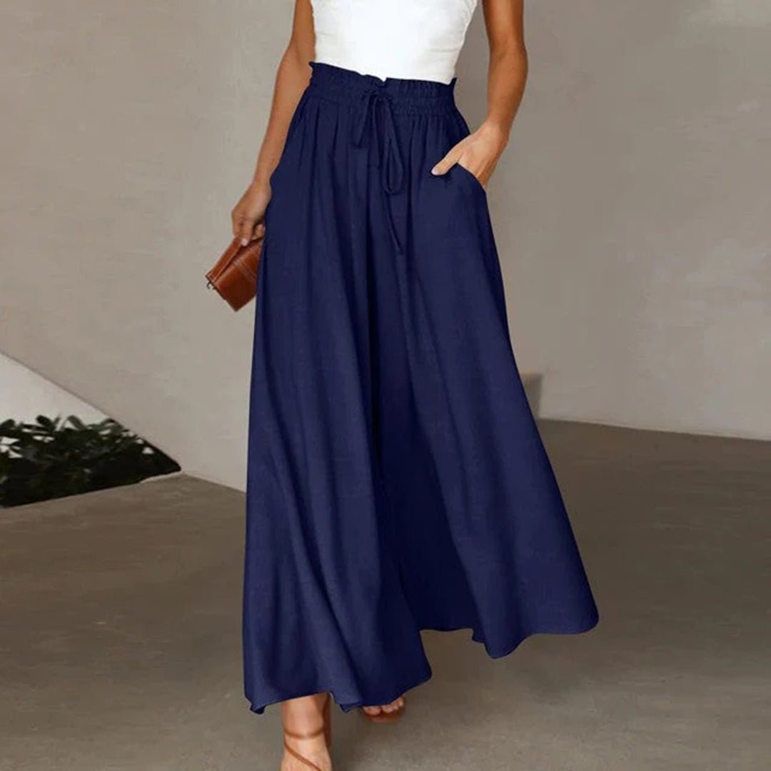 Isabella | Linen Drawstring Pants