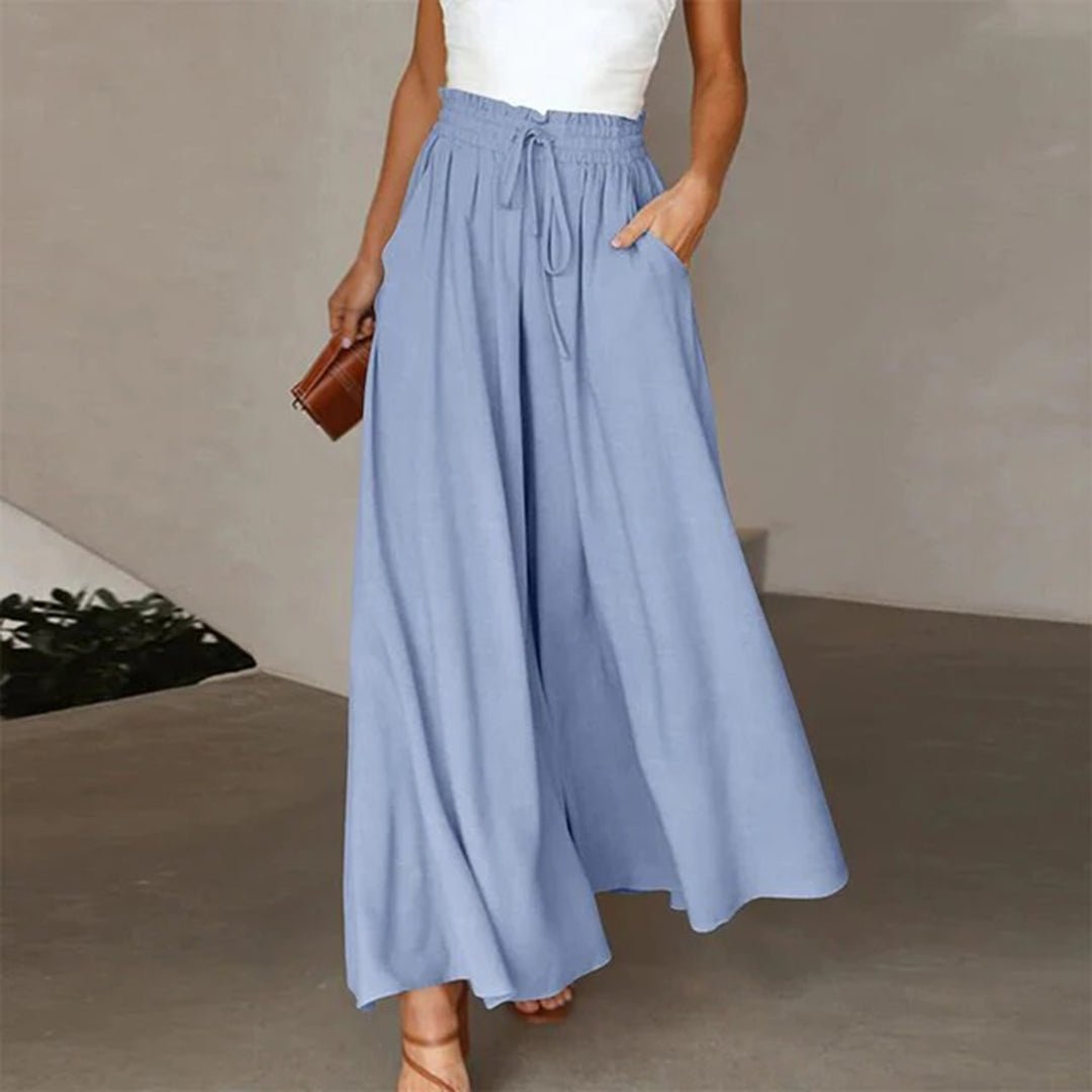 Isabella | Linen Drawstring Pants