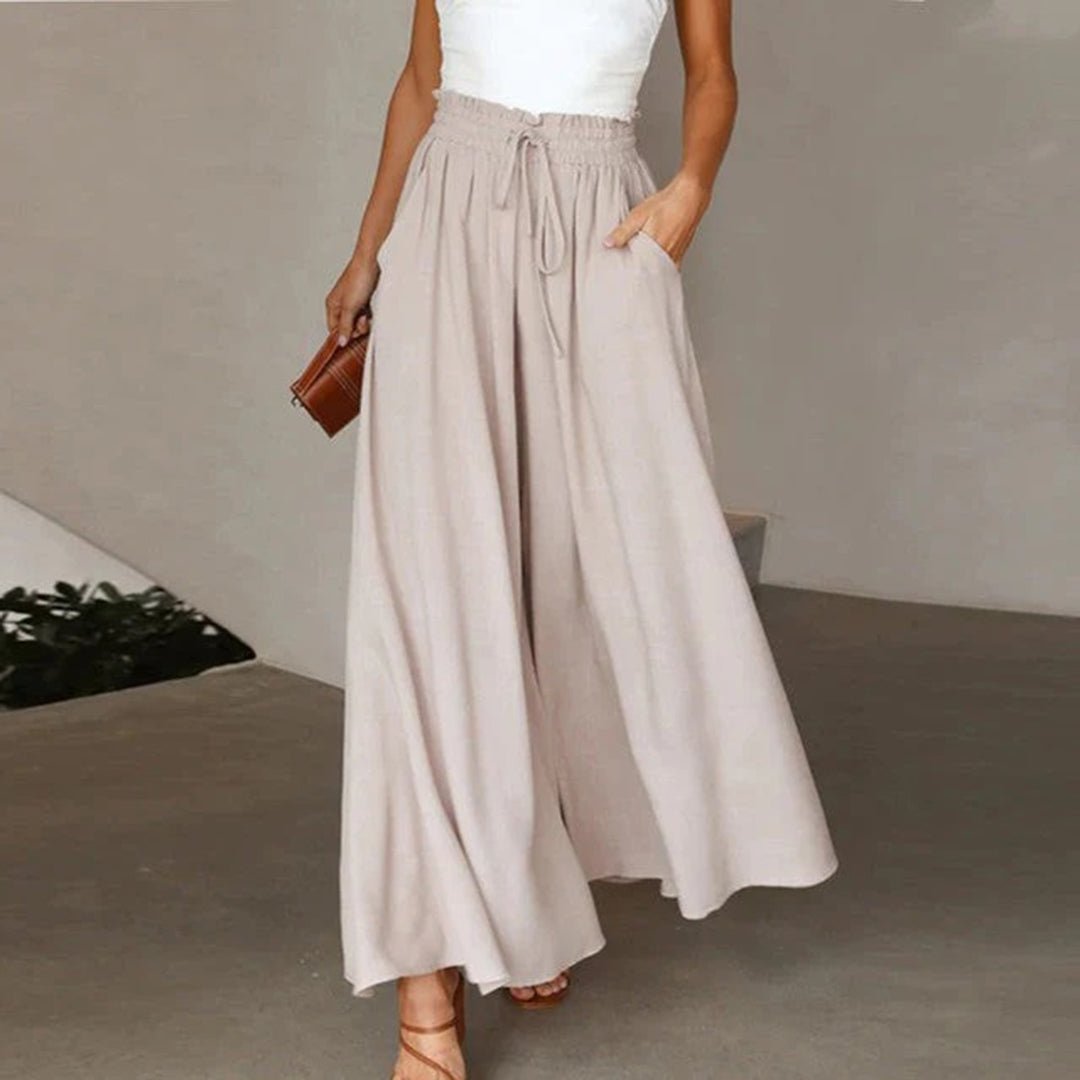 Isabella | Linen Drawstring Pants
