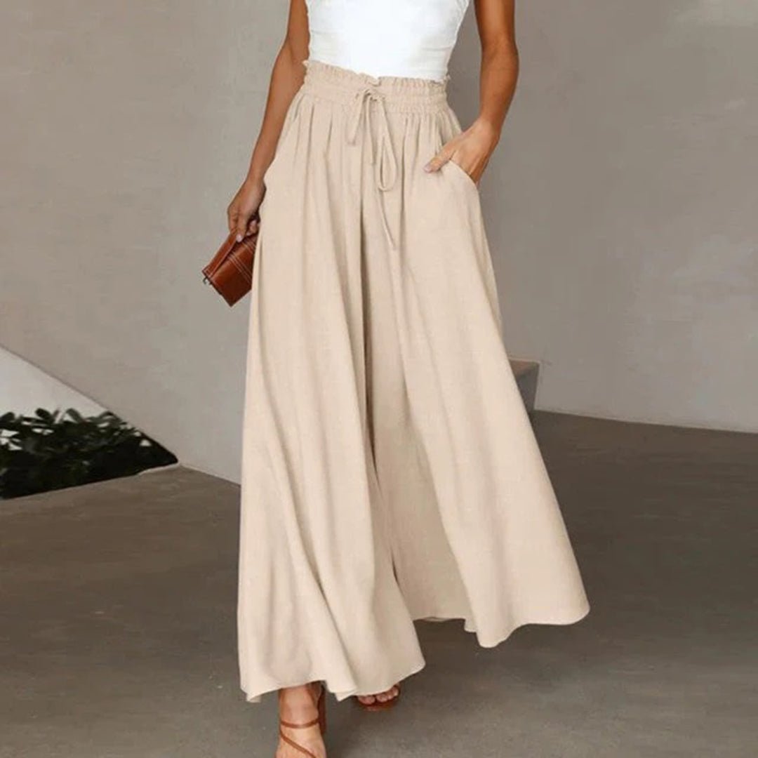 Isabella | Linen Drawstring Pants
