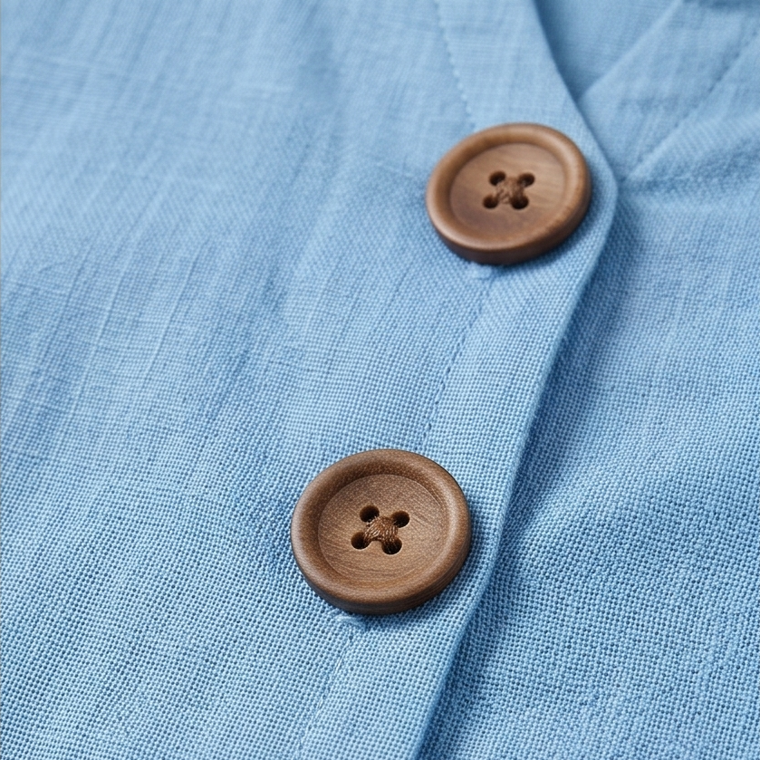 Marisol | Breezy Button Midi Dress