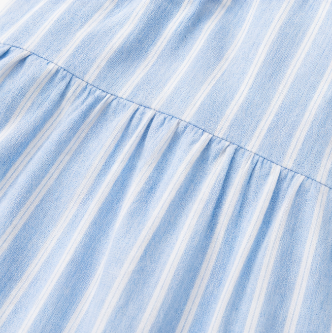 Marella | Striped Drop-Waist Midi Dress