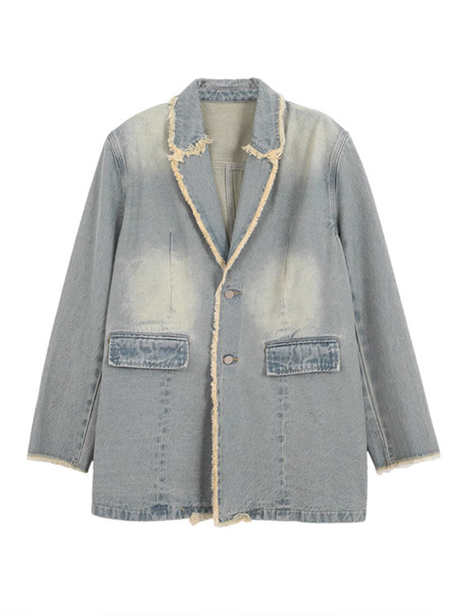 Dionne | Oversized Raw-Edge Blazer