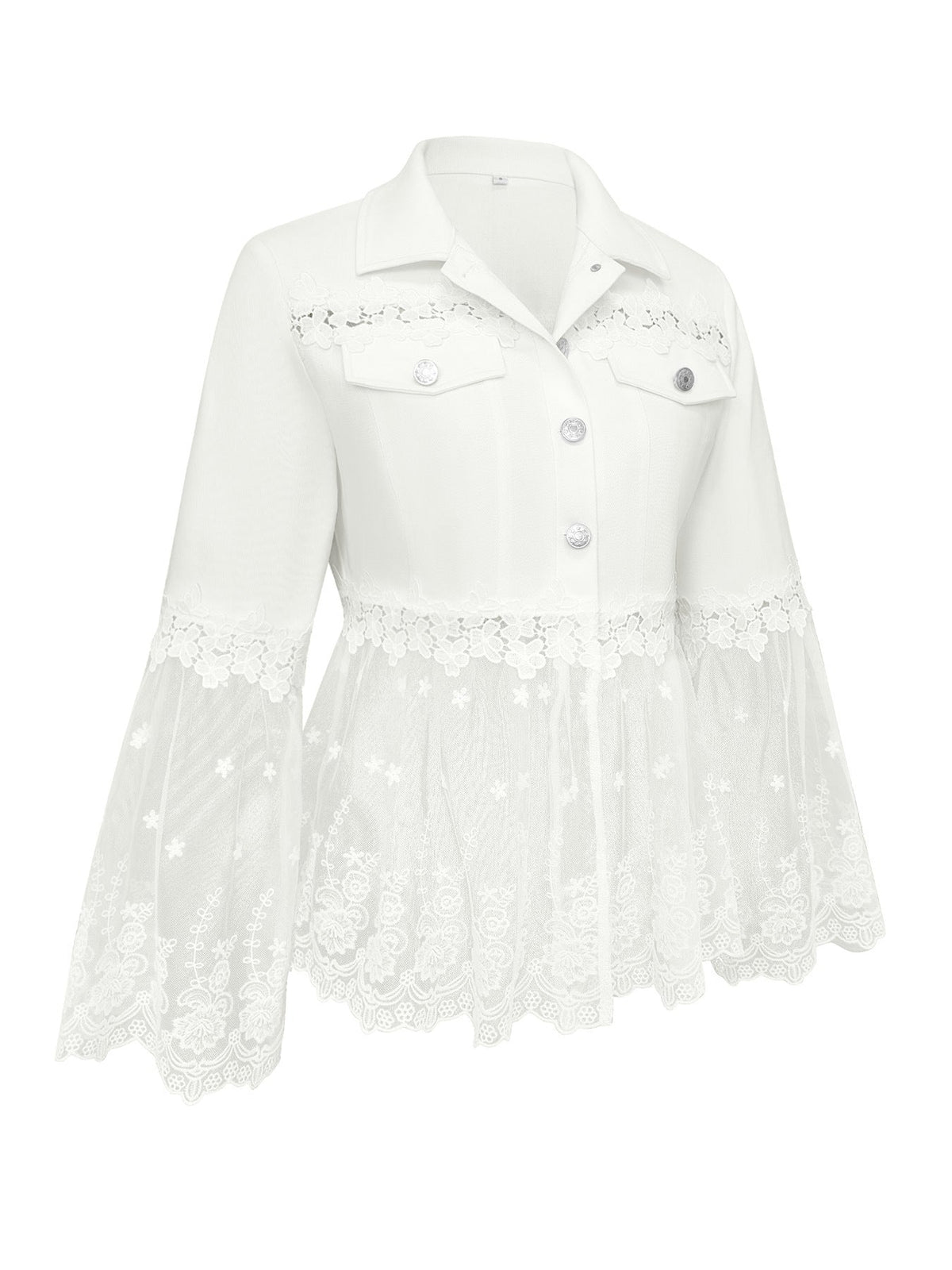 Marielle | Lace-Panel Jacket