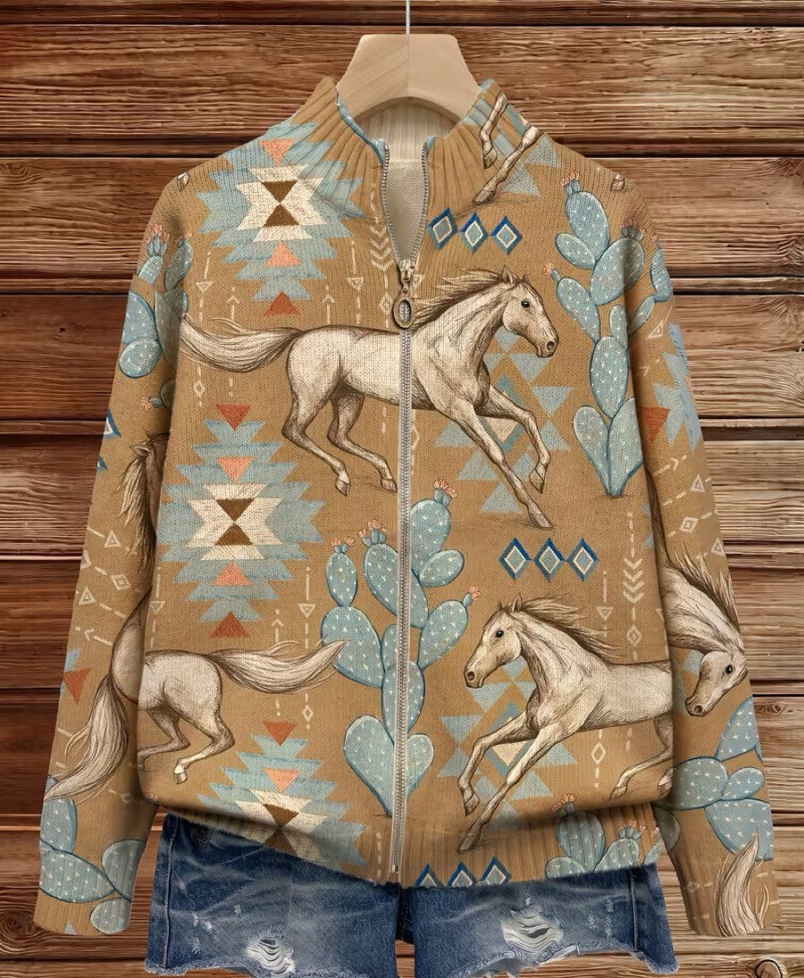 Perpetua | Southwestern Zip Cardigan