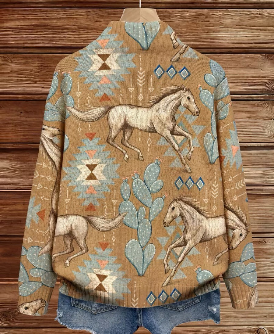 Perpetua | Southwestern Zip Cardigan