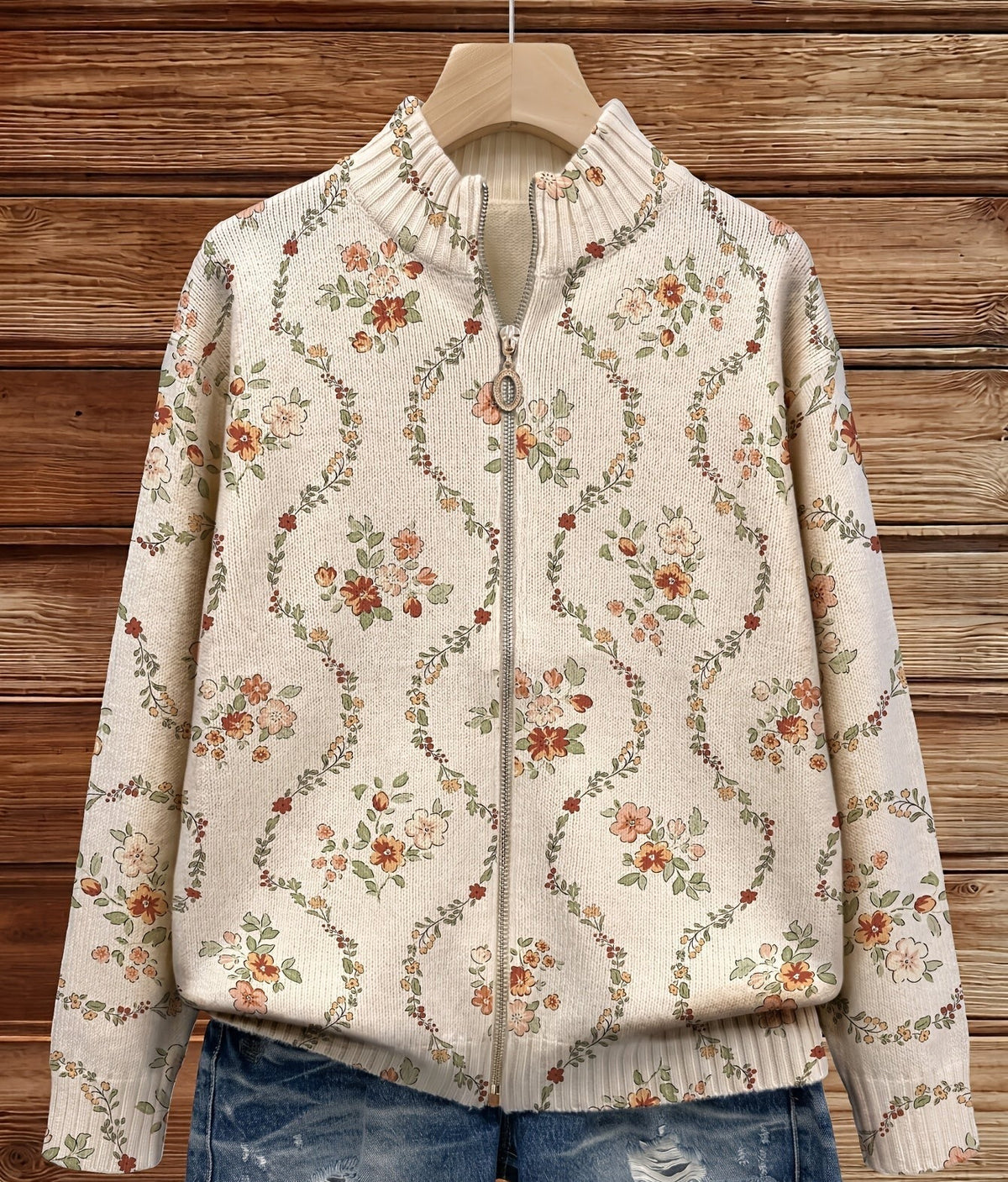 Persephone | Floral Vine Cardigan
