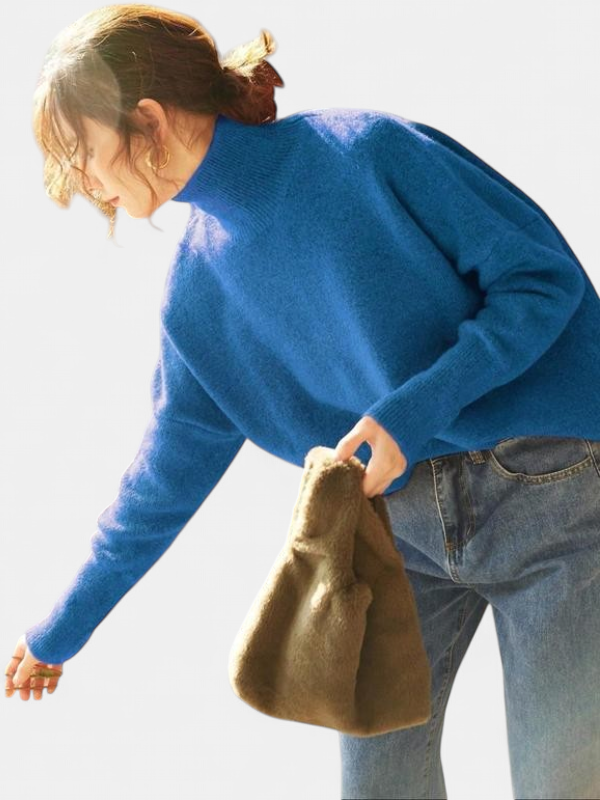 Camille | High-Neck Knit Pullover