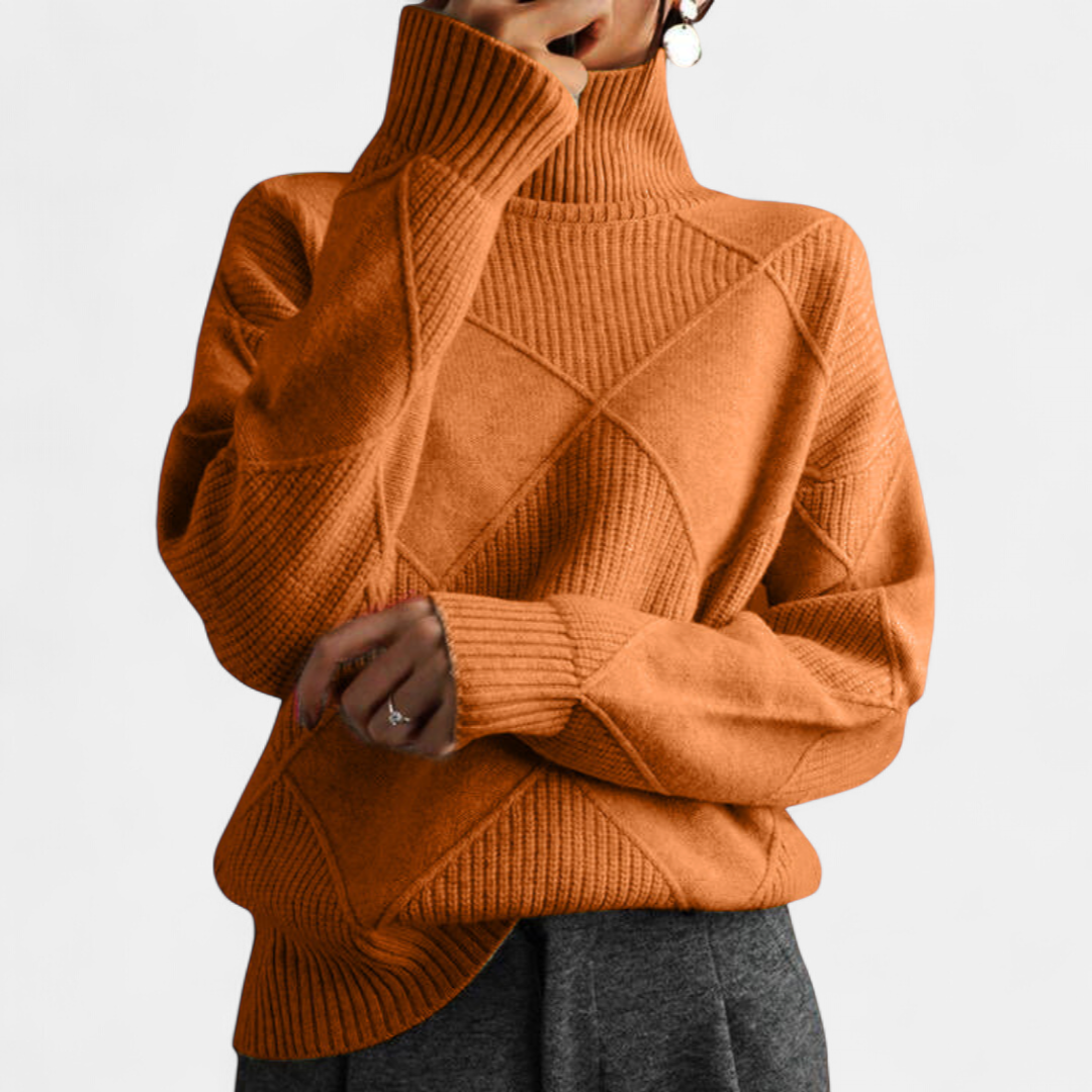 Linley | Ribbed Turtleneck Pullover