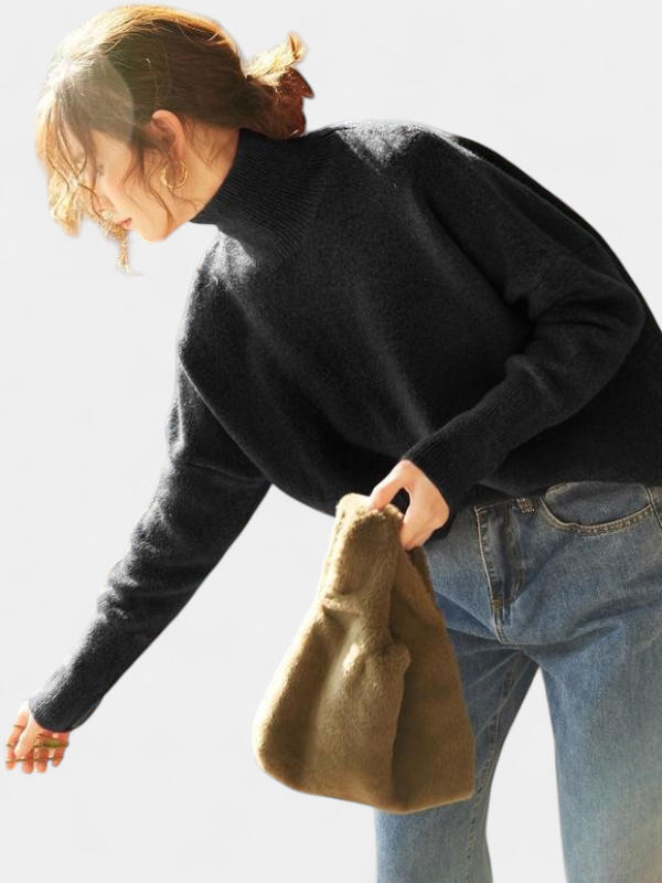 Camille | High-Neck Knit Pullover