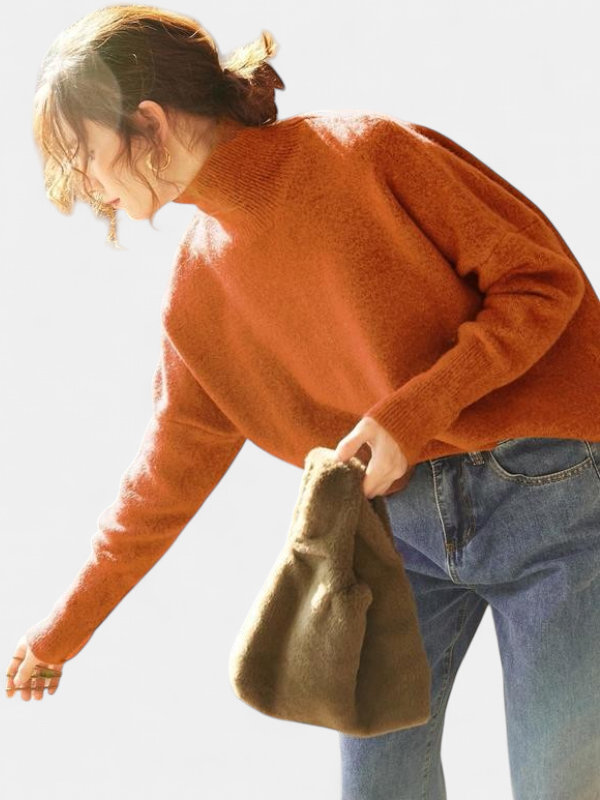 Camille | High-Neck Knit Pullover