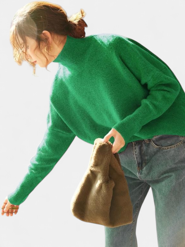 Camille | High-Neck Knit Pullover