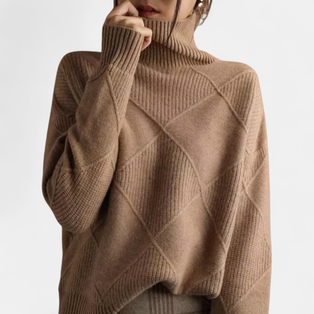 Linley | Ribbed Turtleneck Pullover