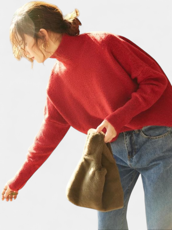 Camille | High-Neck Knit Pullover