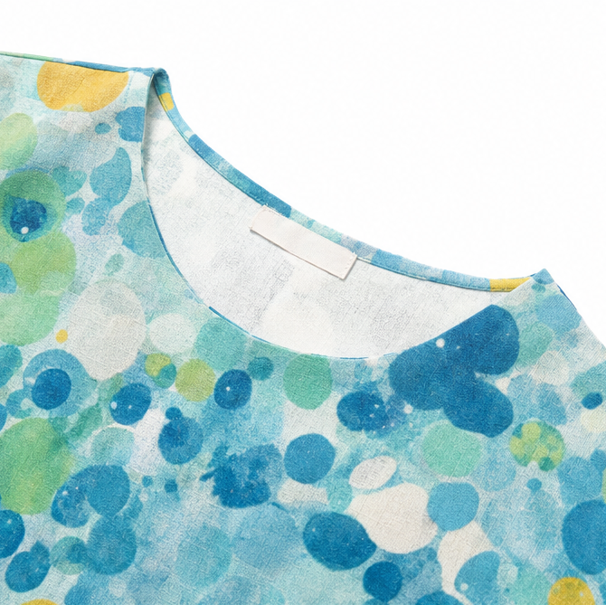 Soleia | Watercolor Print Midi Dress