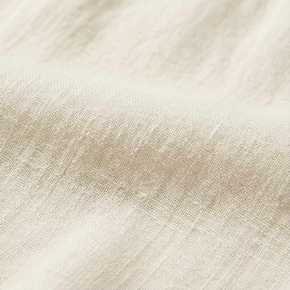 Solenne | Lace Cotton Linen Midi Dress