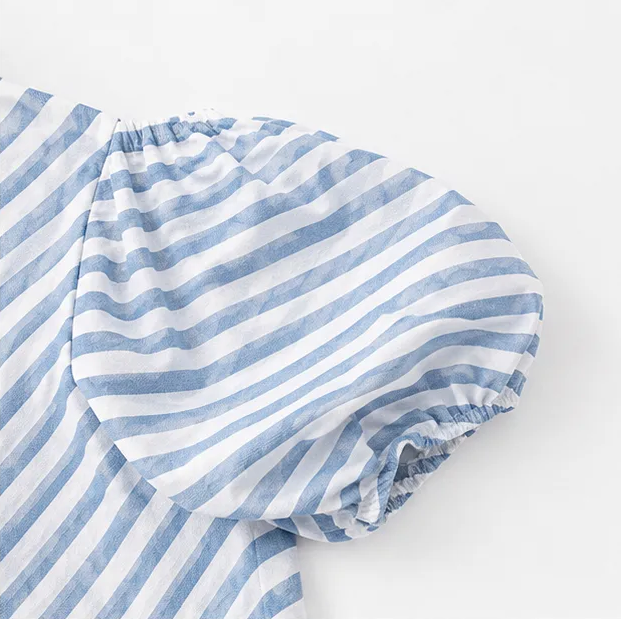 Solenta | One-Shoulder Striped Maxi Dress