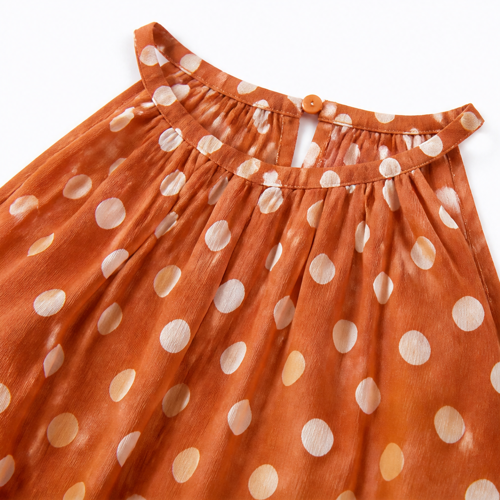 Soliana | Polka Dot Halter Dress