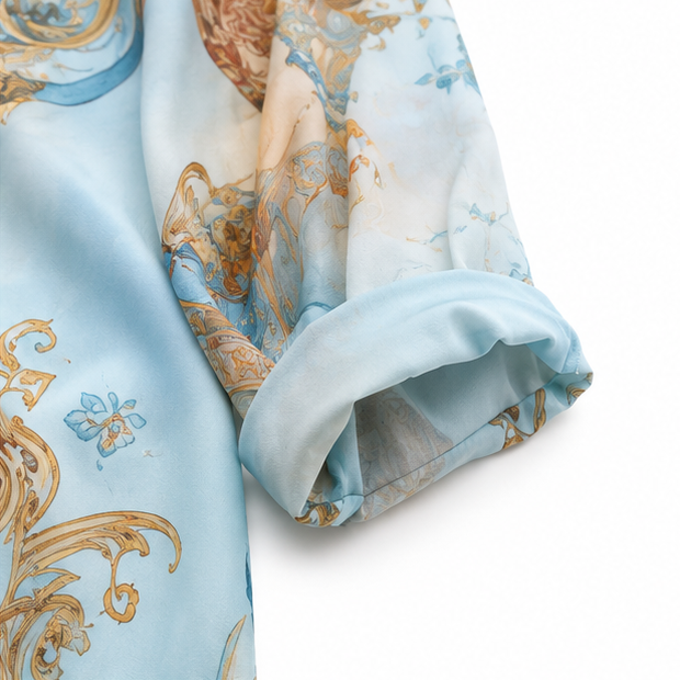 Solmare | Baroque Print Maxi Dress