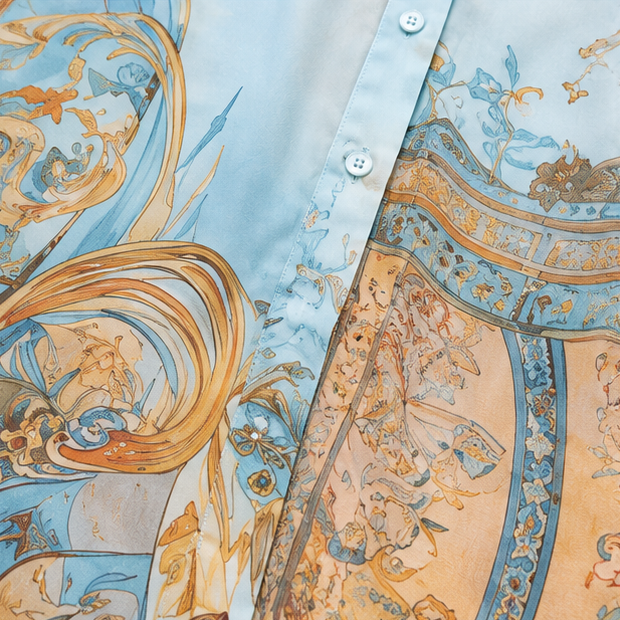 Solmare | Baroque Print Maxi Dress