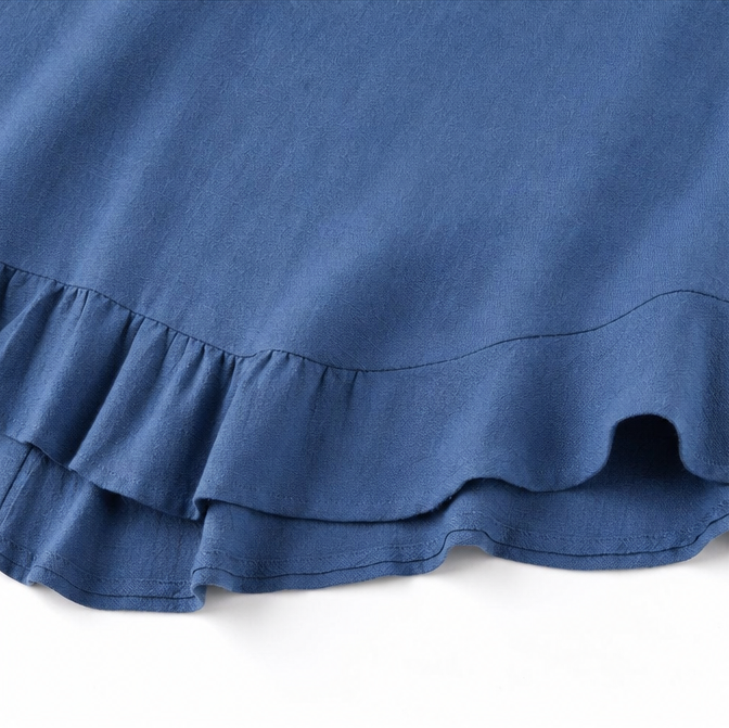 Sunelora | Ruffle Hem Midi Dress