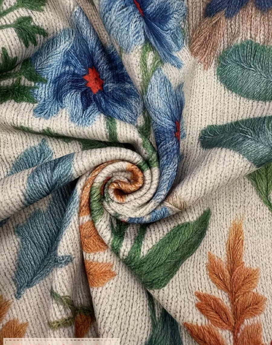 Tabitha | Botanical Zip Cardigan