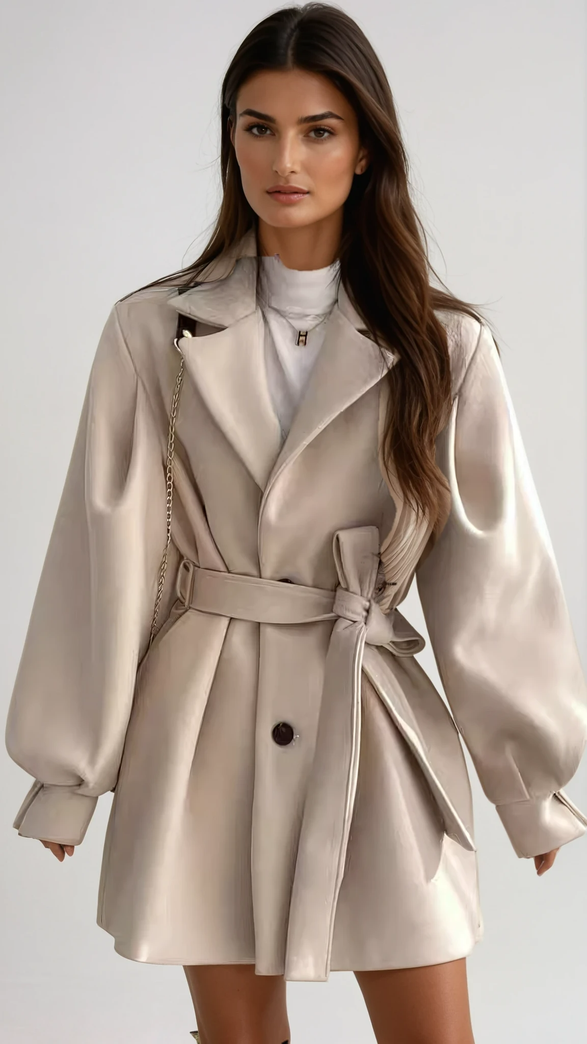 Margaux | Belted Coat Dress