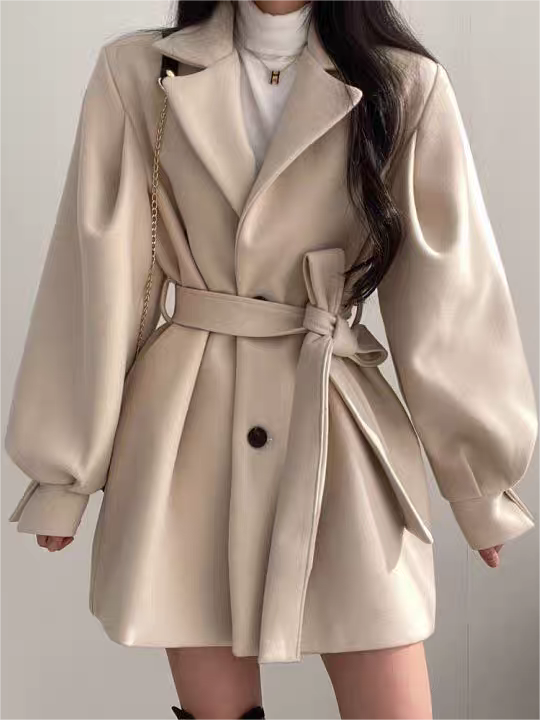 Margaux | Belted Coat Dress