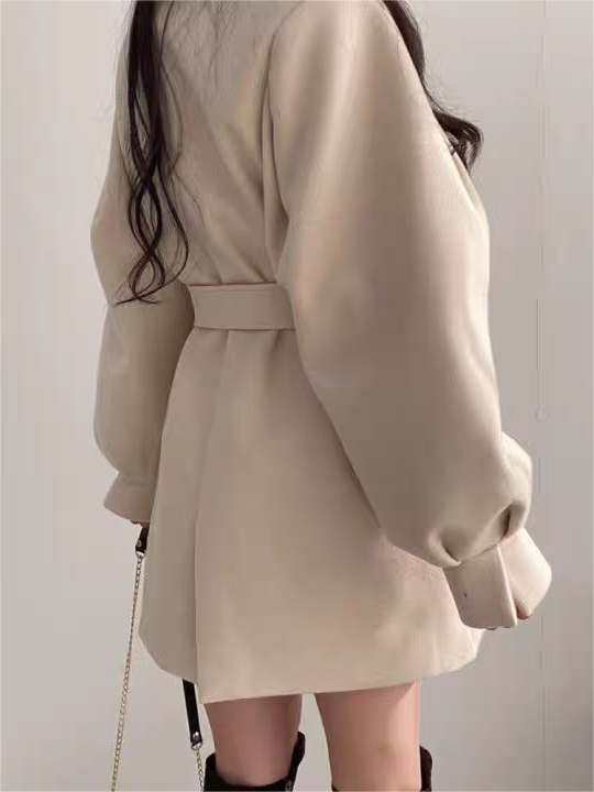 Margaux | Belted Coat Dress