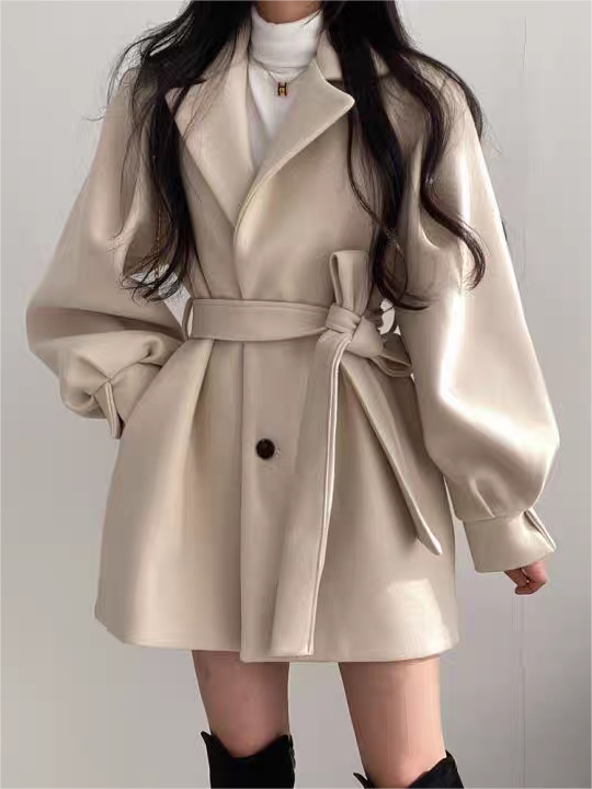 Margaux | Belted Coat Dress