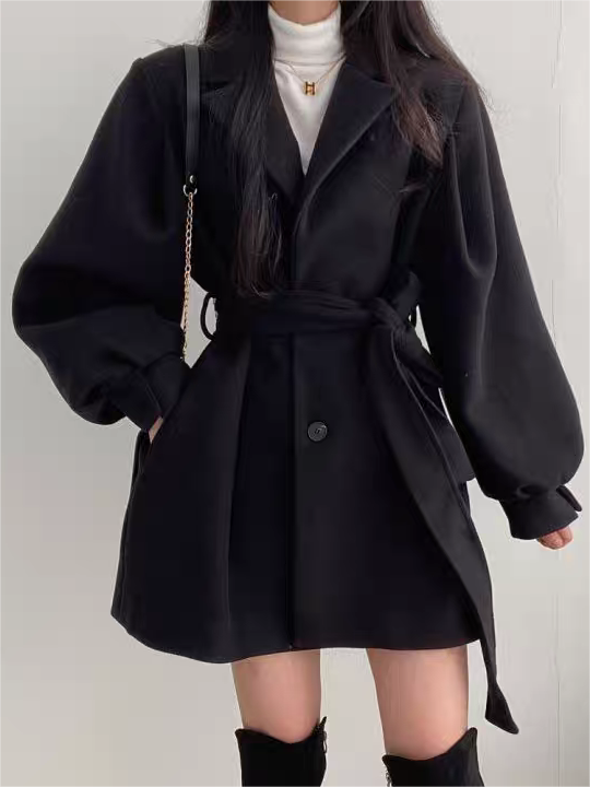 Margaux | Belted Coat Dress