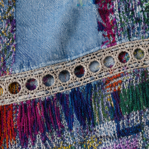 Tessara | Painterly Patchwork Dress