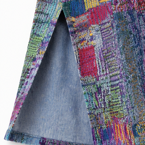 Tessara | Painterly Patchwork Dress