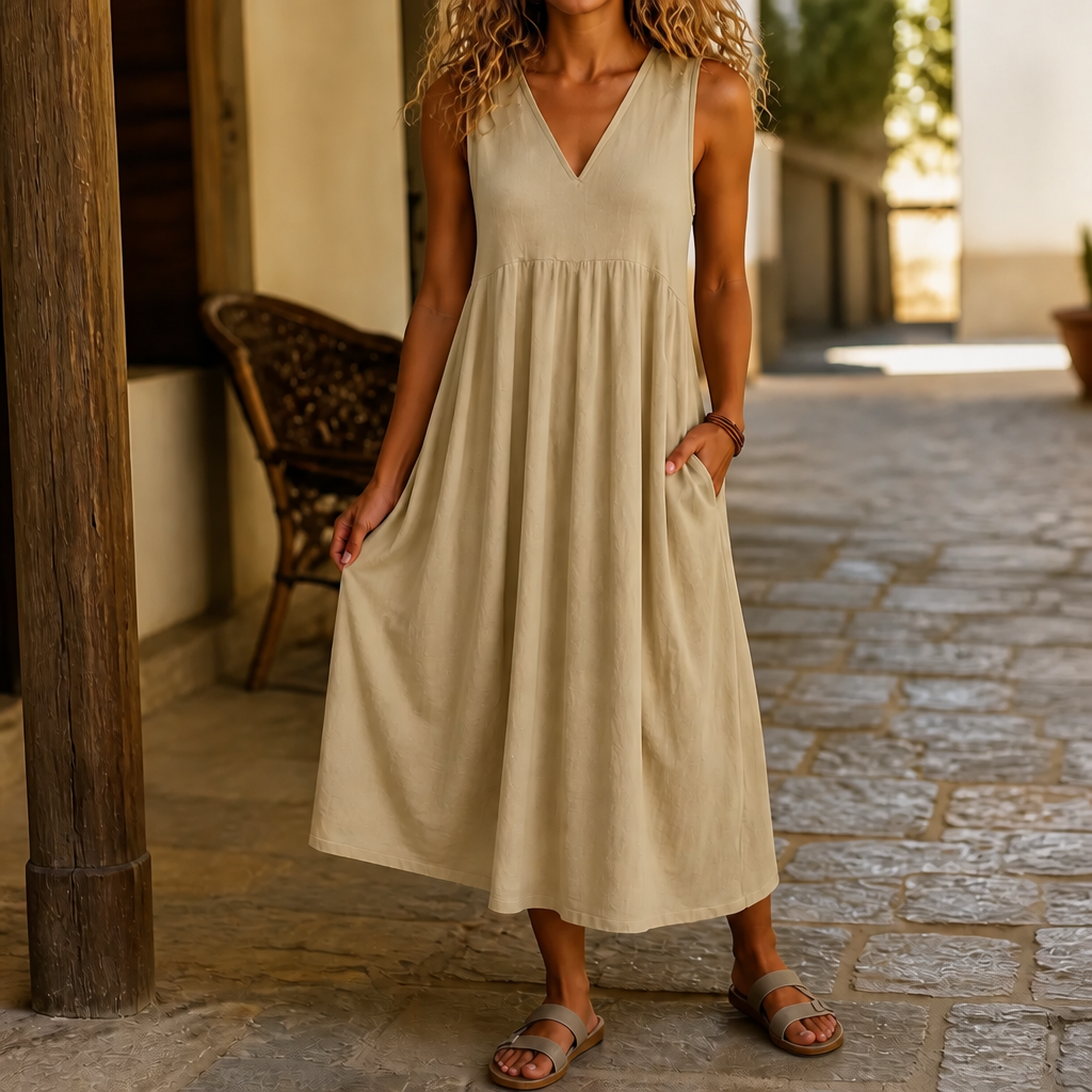 Josephine | Pocketed Midi Dress