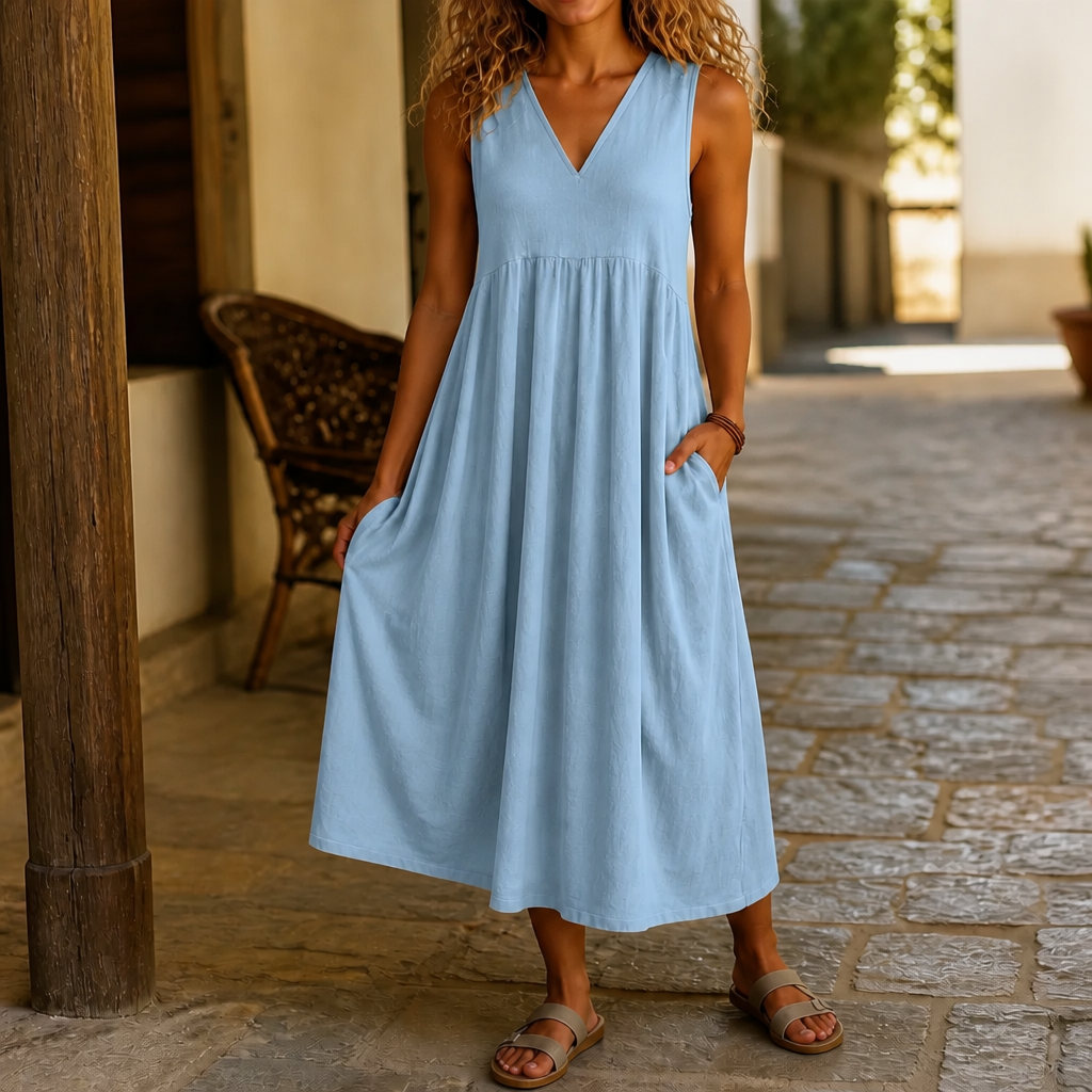 Josephine | Pocketed Midi Dress