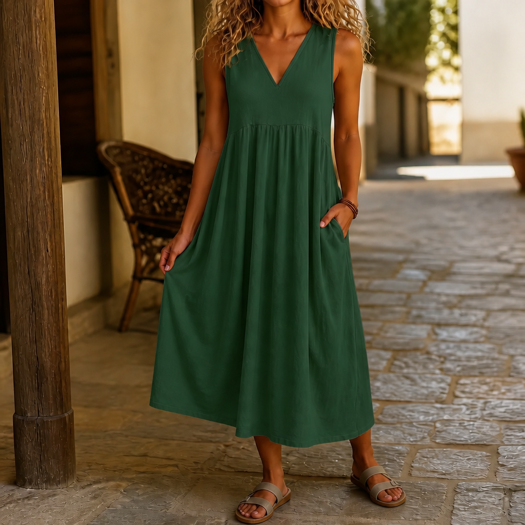 Josephine | Pocketed Midi Dress