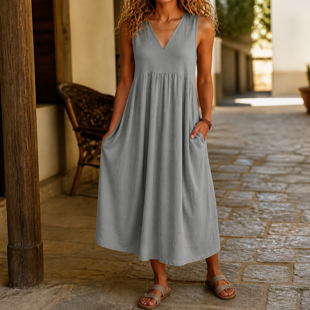 Josephine | Pocketed Midi Dress
