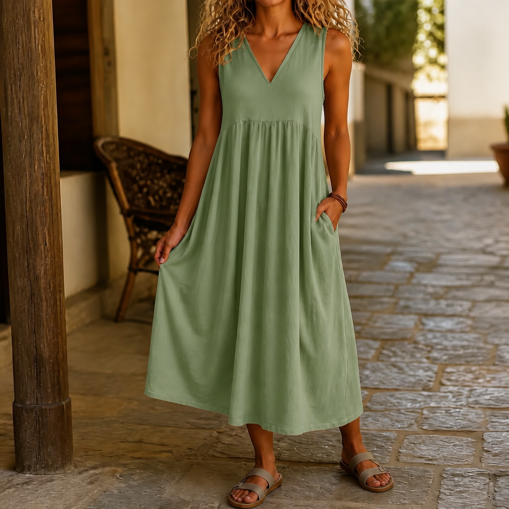 Josephine | Pocketed Midi Dress