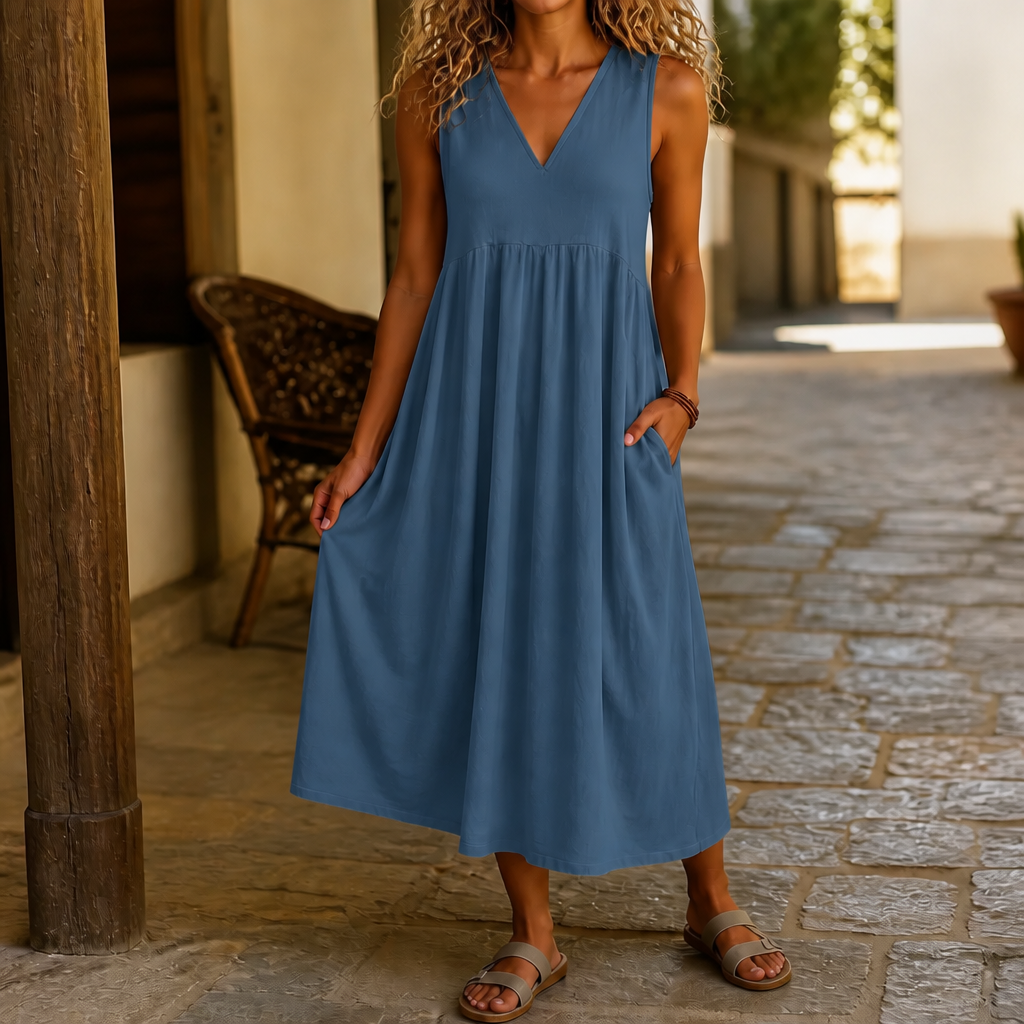 Josephine | Pocketed Midi Dress