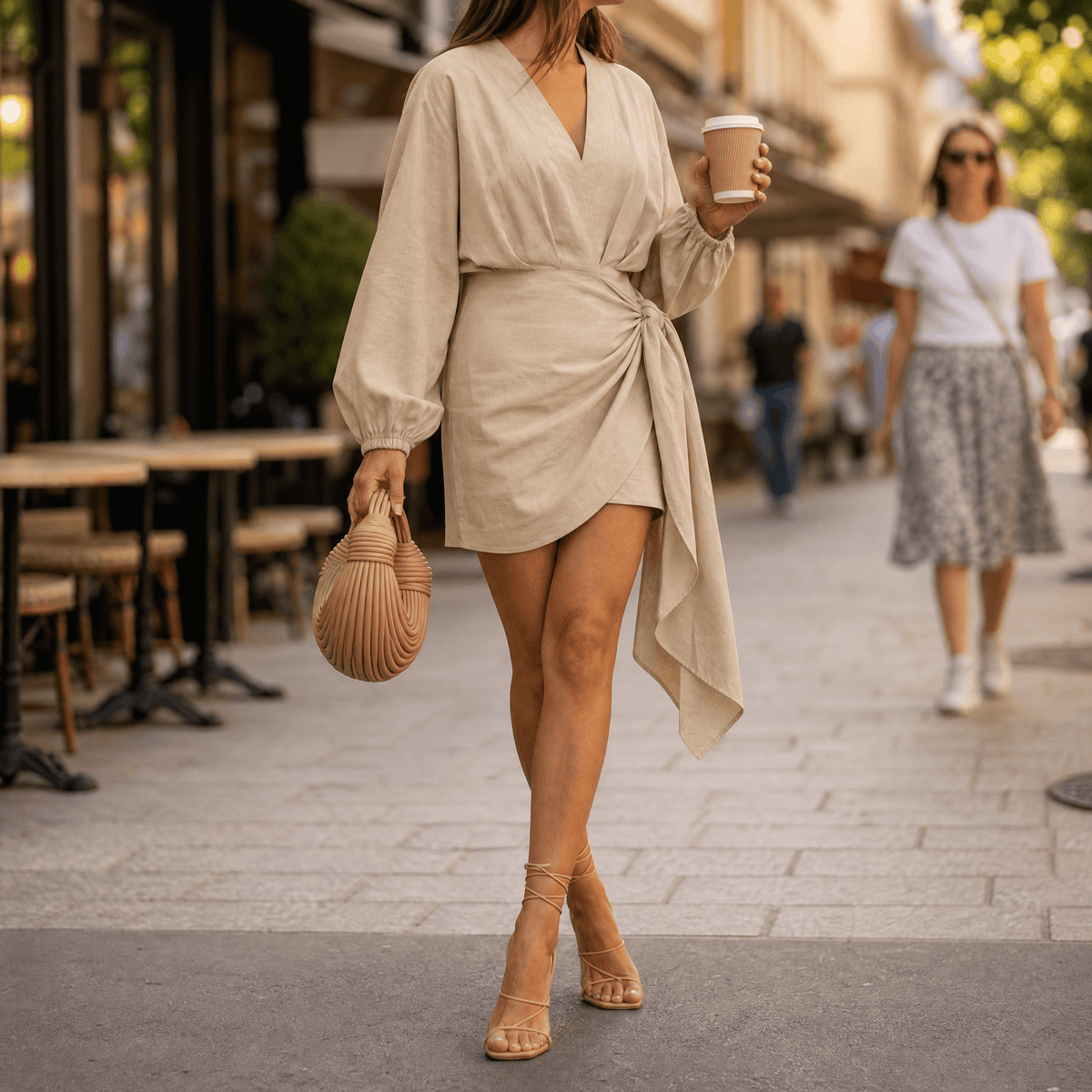 Velara | Kimono Sleeve Wrap Dress