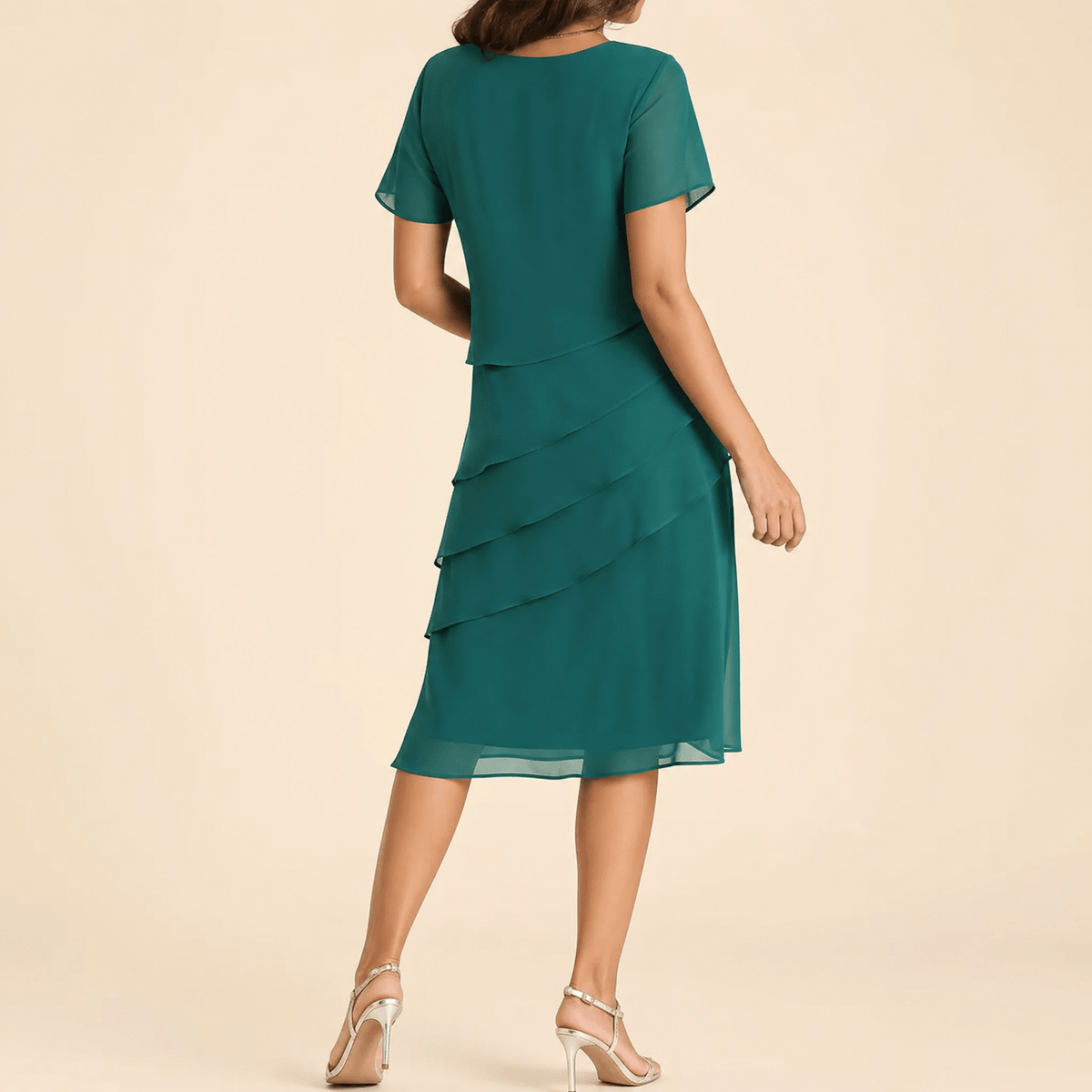 Velara | Ruffle Midi Dress