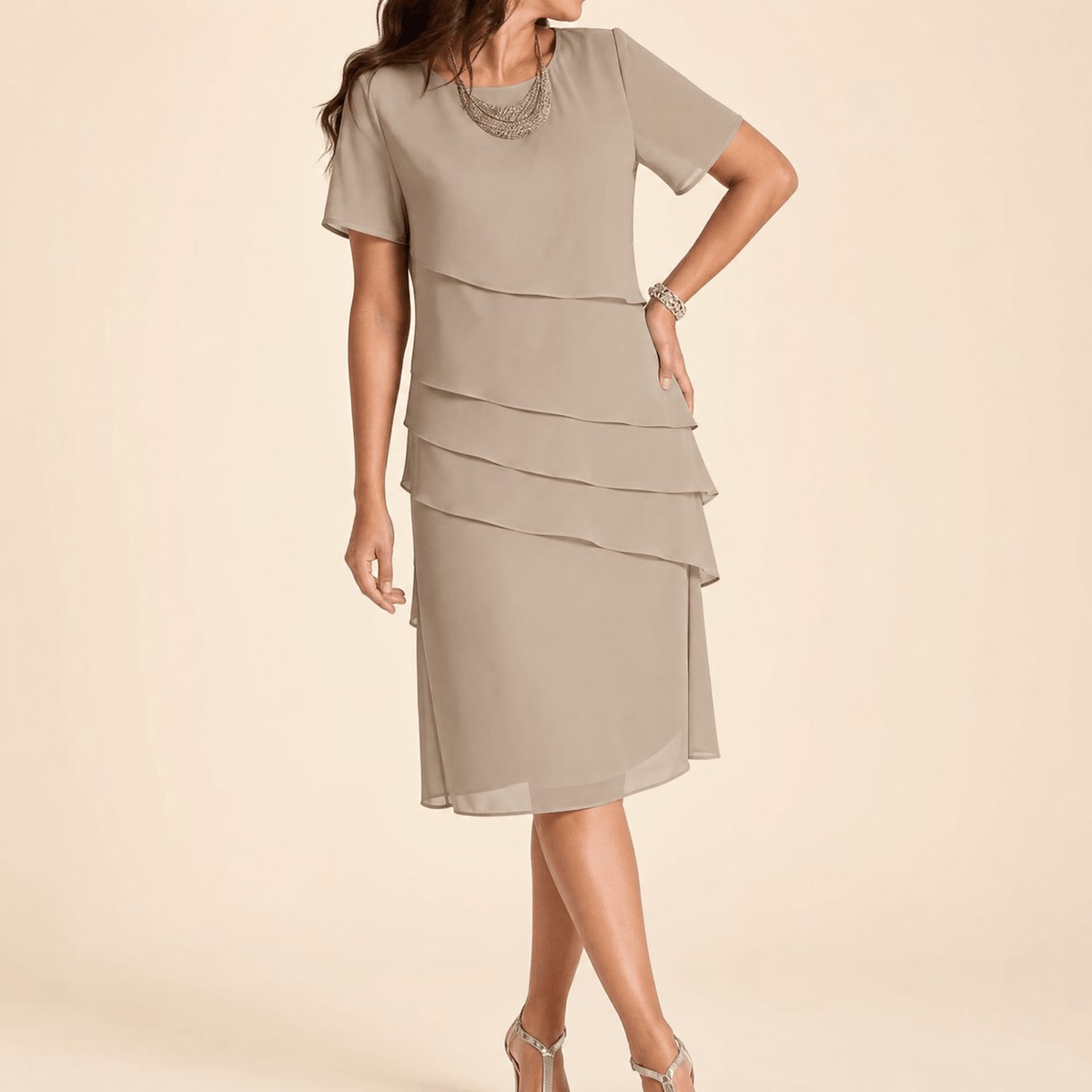 Velara | Ruffle Midi Dress