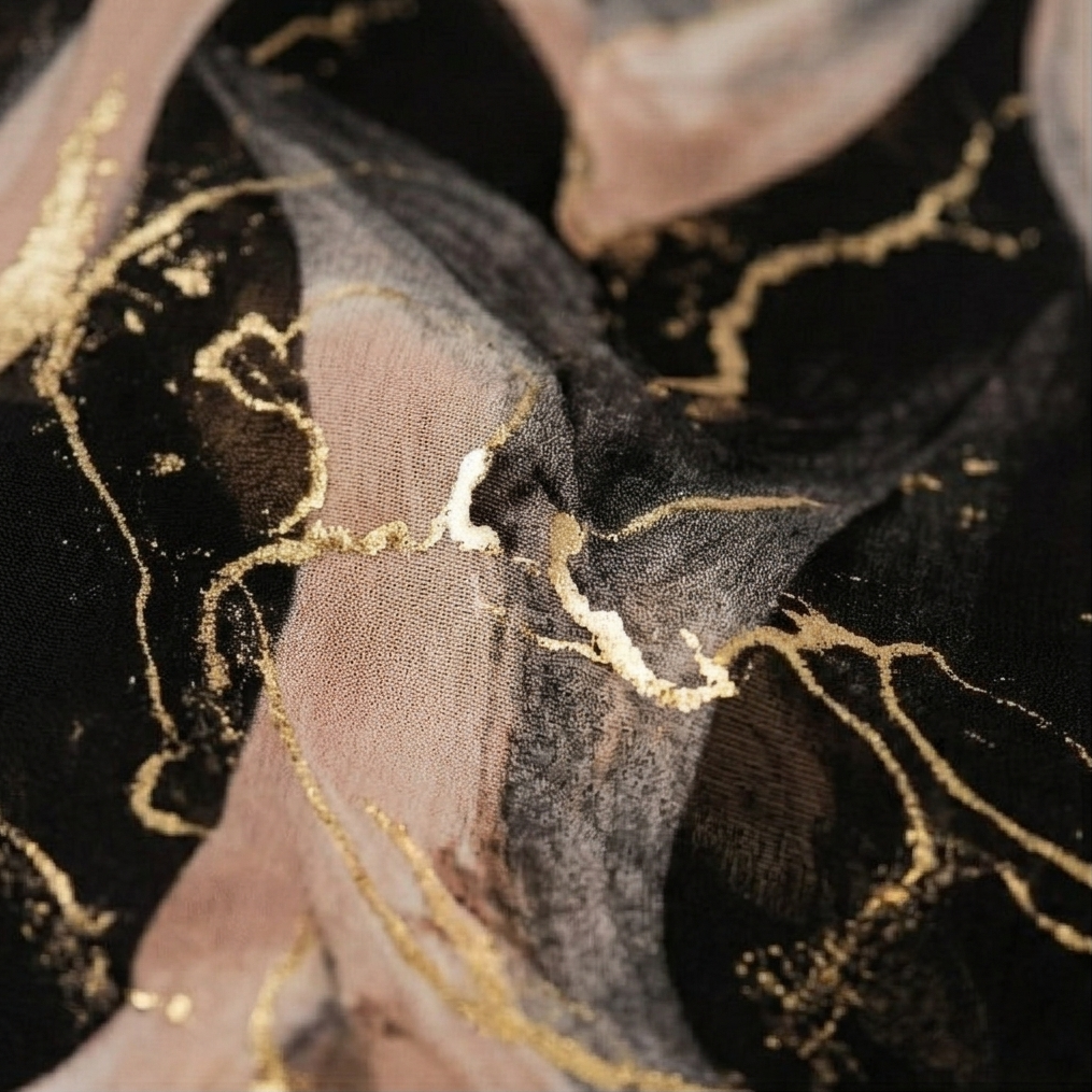 Vivara | Marble Gold Maxi Dress
